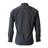 Men's Professional Long Sleeve Breathable Poplin Shirt - Black