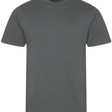 Men's 100% Organic Cotton Professional Single Jersey T-Shirt - Charcoal