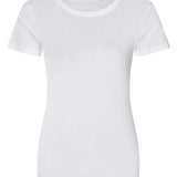 Women's 100% Organic Cotton Professional Single Jersey T-Shirt - White