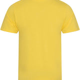 Men's 100% Organic Cotton Professional Single Jersey T-Shirt - Yellow