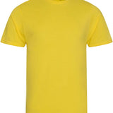 Men's 100% Organic Cotton Professional Single Jersey T-Shirt - Yellow