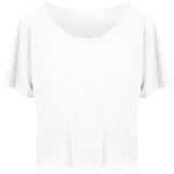 Women's Premium Soft Touch Sustainable Cropped Fit T-Shirt - White