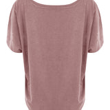 Women's Premium Soft Touch Sustainable Cropped Fit T-Shirt - Pink