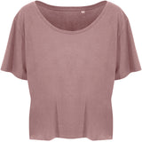 Women's Premium Soft Touch Sustainable Cropped Fit T-Shirt - Pink