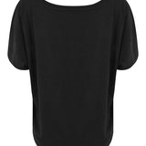 Women's Premium Soft Touch Sustainable Cropped Fit T-Shirt - Black