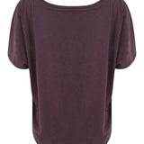 Women's Premium Soft Touch Sustainable Cropped Fit T-Shirt - Mulberry