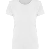 Women's Classic Fashion Fit Recycled Sports T-Shirt - White