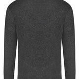 Unisex Sustainable Classic Rolled Collar Crew Neck Sweatshirt - Charcoal