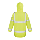 UCS Electrical Team Unisex Long Length Hi Vis Jacket - Yellow