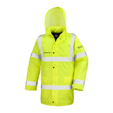 UCS Electrical Team Unisex Long Length Hi Vis Jacket - Yellow