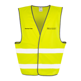 UCS Electrical Team Unisex Hi Vis Vest - Yellow