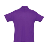 Early Years Unisex Cotton Polo Shirt - Dark Purple