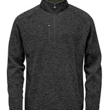 Men's Premium Raglan Quarter Zip Fleece - Black