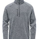 Men's Premium Raglan Quarter Zip Fleece - Grey