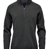 Women's Premium Raglan Quarter Zip Fleece - Black