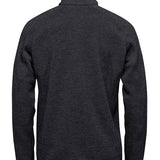 Men's Premium Full Zip Knitted Fleece Jacket - Black