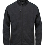 Men's Premium Full Zip Knitted Fleece Jacket - Black