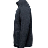 Men's Premium Full Zip Knitted Fleece Jacket - Navy