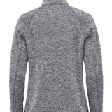 Women's Premium Full Zip Knitted Fleece Jacket - Grey