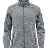 Women's Premium Full Zip Knitted Fleece Jacket - Grey