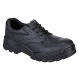 Steel Split Leather Low Shoes S1 - Black