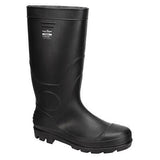 Practical PVC Wellington Boots - Black