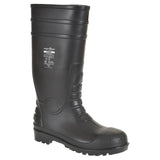 Steel Toecap Safety PVC Wellington Boots S5 - Black