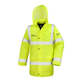 UCS Facilities & Maintenance Unisex Long Length Hi Vis Jacket - Yellow
