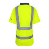 UCS Facilities & Maintenance Unisex High Visibility Polo Shirt - Yellow/Navy