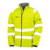 UCS Facilities & Maintenance Two Layer Hi Vis Soft Shell Jacket - Yellow