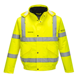 UCS Grounds Team Unisex Hi Vis Bomber Jacket - Yellow