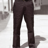 Men's Traditional Classic Cargo Trousers - Black