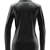 Women's Premium Thermal Base Quarter Zip Top - Grey