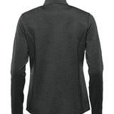 Women's Premium Moisture Wicking Quarter Zip Sweatshirt - Black