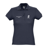 Health Social Care Women's Cotton Polo Shirt - Navy