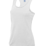 Women's Classic Breathable Racer Back Style Vest - White