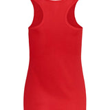 Women's Classic Breathable Racer Back Style Vest - Red