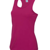 Women's Classic Breathable Racer Back Style Vest - Pink