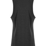 Men's Classic Scoop Neck Tri Blend Vest - Heather Black