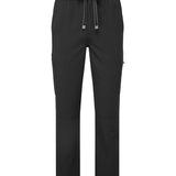 Men's Stretch Cargo Trousers - Black