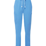 Women's Stretch Cargo Trousers - Ceil Blue