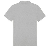 Women's Premium 100% Cotton Polo Shirt - Heather Grey