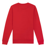 Unisex Professional Organic Cotton Crew Neck Sweatshirt - Red