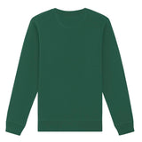 Unisex Professional Organic Cotton Crew Neck Sweatshirt - Bottle Green