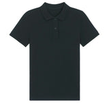 Women's Premium 100% Cotton Polo Shirt - Black