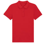 Women's Premium 100% Cotton Polo Shirt - Red