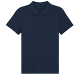 Women's Premium 100% Cotton Polo Shirt - French Navy