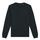 Unisex Professional Organic Cotton Crew Neck Sweatshirt - Black