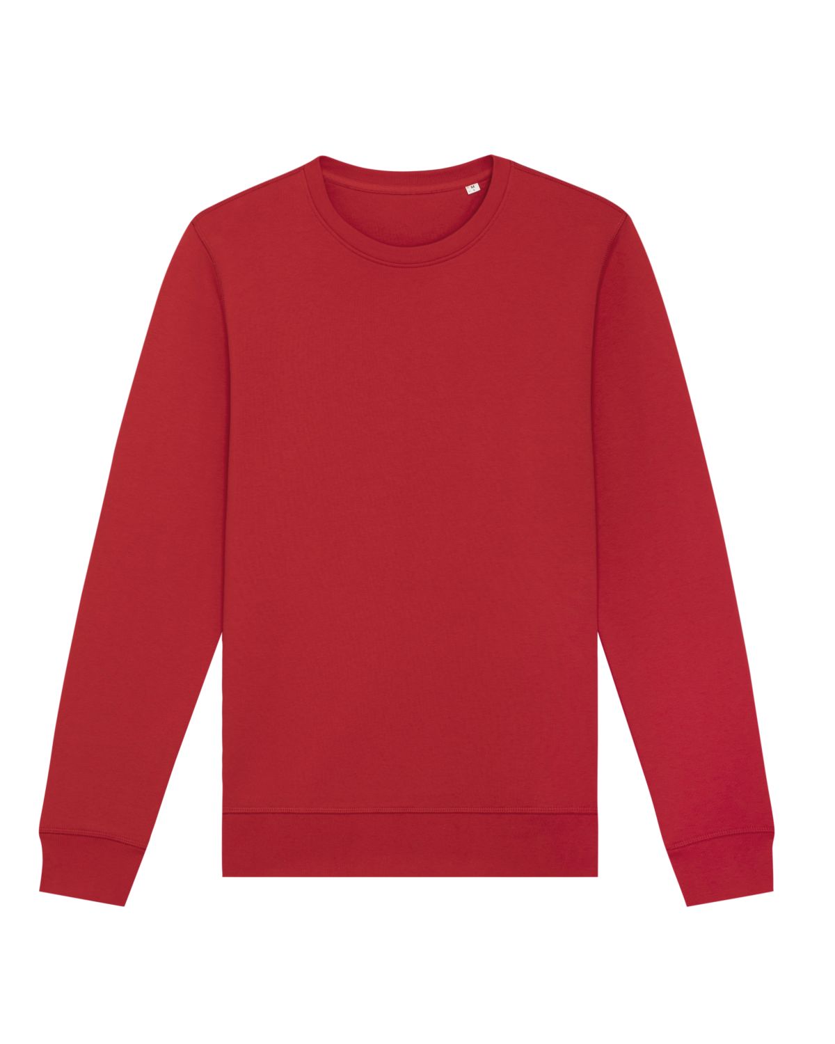 Unisex Professional Organic Cotton Crew Neck Sweatshirt - Red