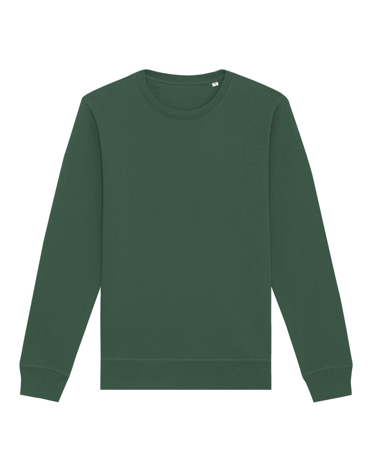 Unisex Professional Organic Cotton Crew Neck Sweatshirt - Bottle Green